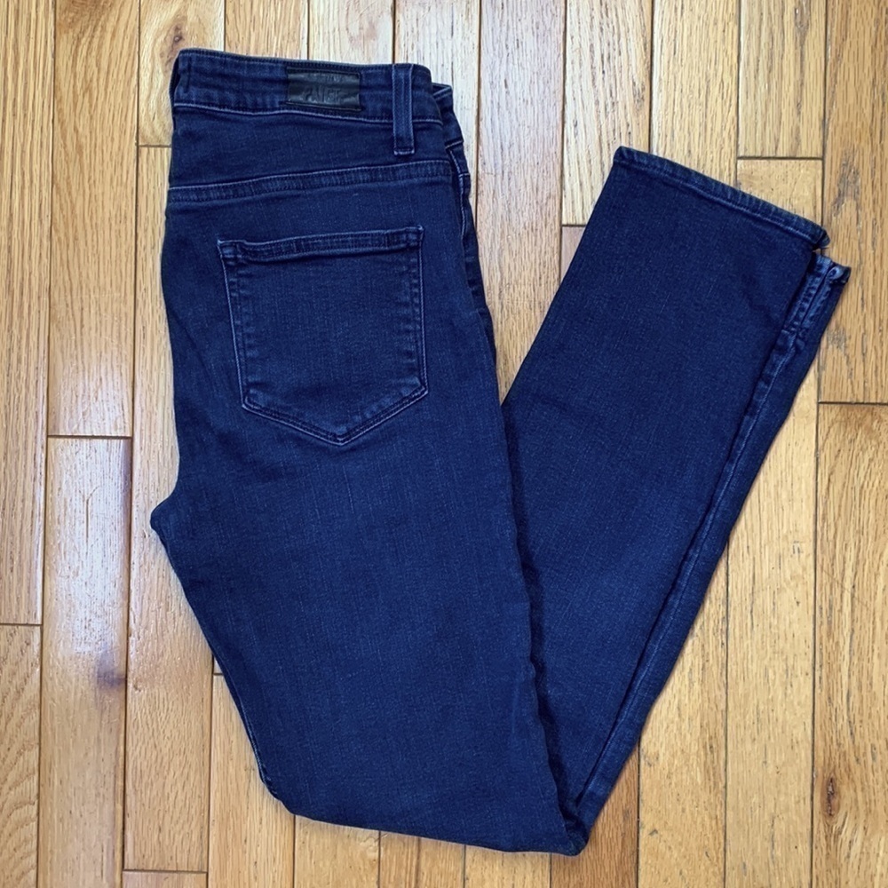 PAIGE x Rosie HW sz 28 Skinny Stretch Dark Wash Denim Ankle Jeans
